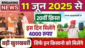 PM Kisan 20th Installment: पीएम किसान योजना की 20वीं क़िस्त तिथि जारी