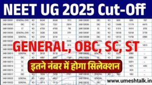 NEET Cut Off for Government College: नीट की कट ऑफ जारी