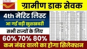 Post Office GDS 4th Merit List 2025: पोस्ट ऑफिस जीडीएस की नई मेरिट लिस्ट जारी