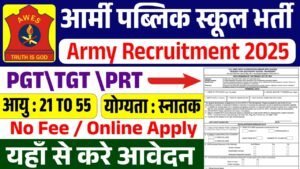 आर्मी स्कूल में TGT, PGT और PRT टीचर की बंपर भर्ती के फॉर्म भरना शुरू
