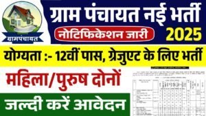 Panchayati Raj Vibhag Bharti: 12वीं पास पंचायती राज भर्ती के फॉर्म भरना शुरू