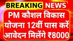 Pm Kaushal Vikas Yojana: प्रधानमंत्री कौशल विकास योजना 12वीं पास करें आवेदन मिलेंगे ₹8000
